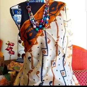 Beautiful printed muslin sharee Boutique collection